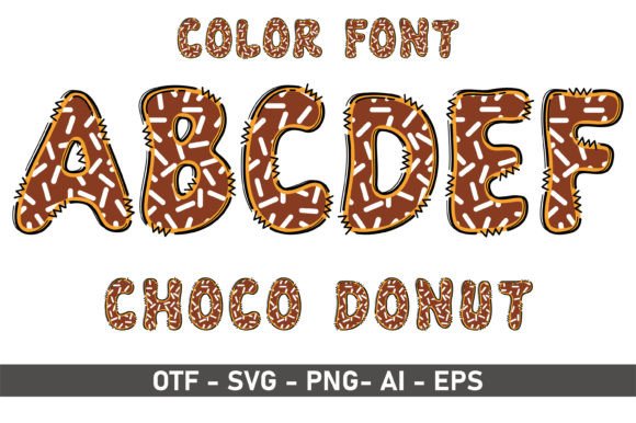 Choco Donut: A Playful Font for Creative Design