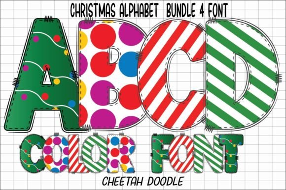 Christmas Alphabet: Elevating Festive Design with Typographic Charm
