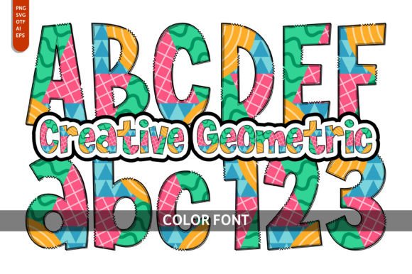Creative Geometric: The Whimsical Font for Artistic Design