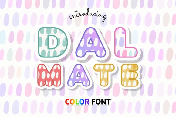 Dalmate: The Oval Pattern Font for Modern Design