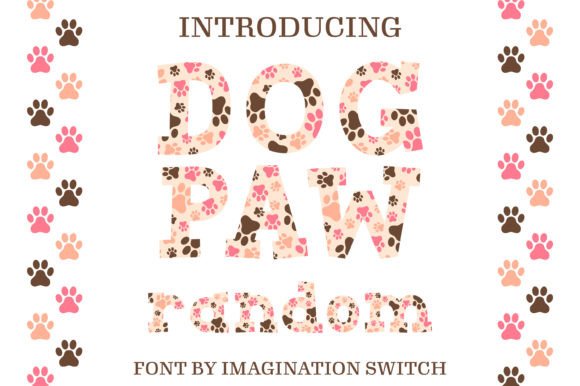 Exploring Dog Paw Random: A Unique Color Font for Creative Design