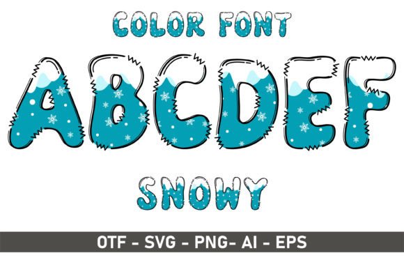 Exploring the Snowy Font: A Designer's Playful Typography Asset