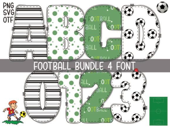 Football: The Dynamic Color Font for Sports Design