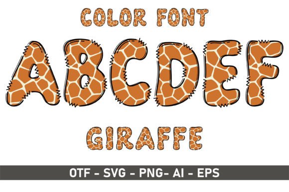 Giraffe: A Playful Font for Creative Branding