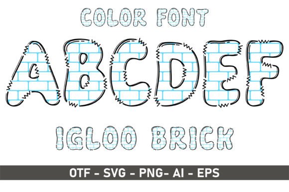 Igloo Brick Font: Infusing Playful Energy into Modern Design
