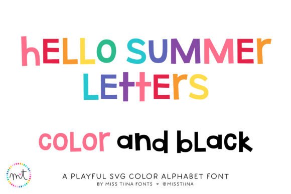 Infuse Vibrancy into Designs with the Hello Summer SVG Font
