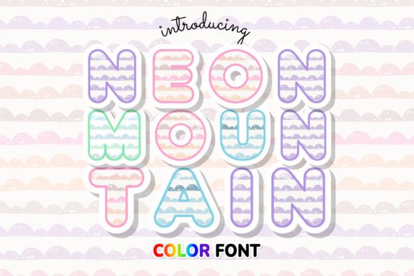 Neon Mountain: A Modern Typeface for Vibrant Design