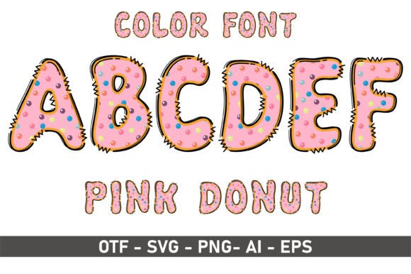 Pink Donut: A Playful Font for Vibrant Design