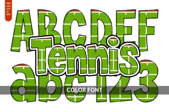 Playful Typography: The Tennis Font for Creative Design