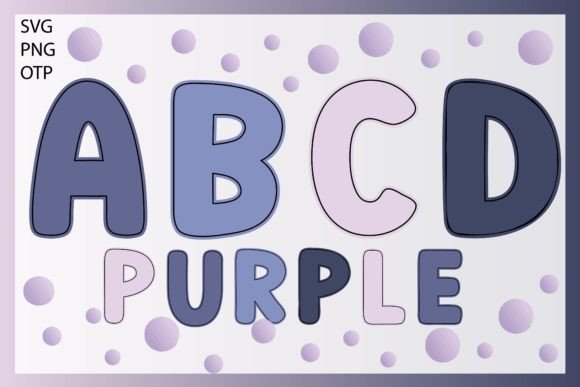 Purple: A Playful Display Font for Creative Projects