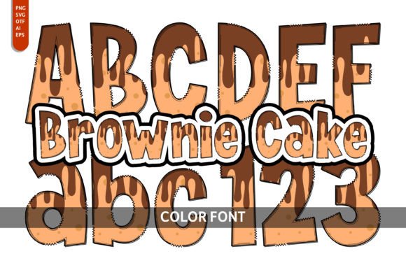 The Sweet Appeal of Brownie Cake Typography in Design